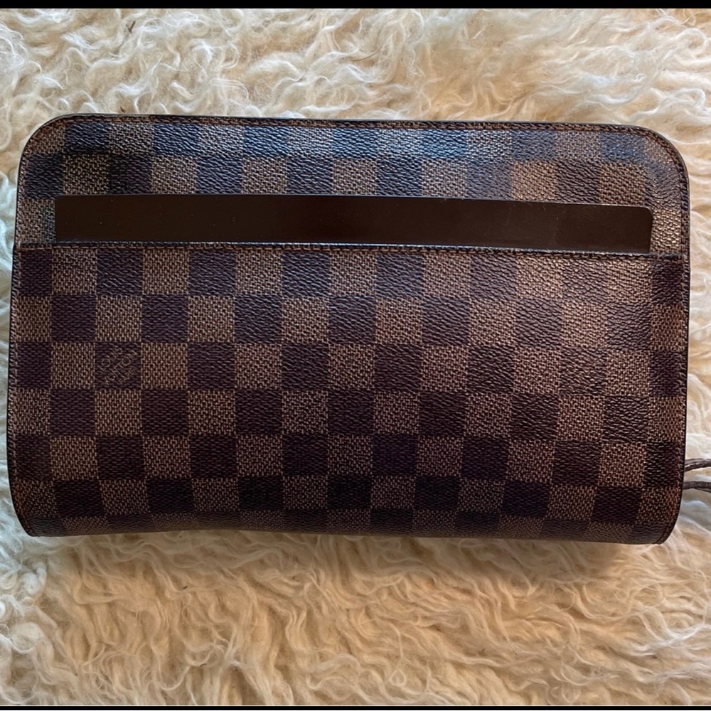 Louis Vuitton Saint Louis Damier Ebene Clutch